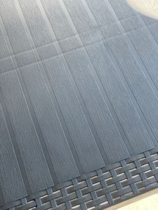 Gartentisch Bistrotisch Esstisch Rattan-Optik Balkontisch 78x65x72cm Anthrazit 0511 Kunden-Foto 1