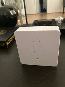 Soundbox Vogelgesang - 12cm / weiß - Vogel Zwitscher Sound Box mit Bewegungsmelder mit 2 Meter Sensibilität Kunden-Foto 1
