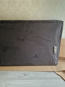 Moebelfest Boxspringbett 180x200 cm mit Bunt LED-Beleuchtung: Polsterbett mit 2 Schubladen, Taschenfederkernmatratze 7 Zonen und Topper sowie Kopf- und Fußteil (Arona in Schwarz) Kunden-Foto 3