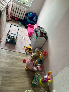 EUGAD Kinderzimmerregal, Aufbewahrungsregal, aus Vliesstoff, 63x60x30cm, Grau Kunden-Foto 2