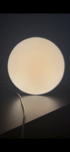 Tageslichtlampe, 10000 Lux lampe mit Memory Funktion, 4 Timer, UV-Frei Sonnenlicht Lampe mit Touch-Steuerung, Stufenlosem Dimmen, Faltbar Halterung Kunden-Foto 4