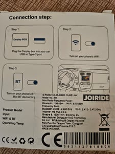 Kabelloser CarPlay Android Auto Adapter, Kompakter CarPlay Auto Adapter - CUBELINK Kunden-Foto 2