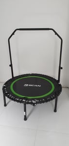 Trampolino fitness BCAN Rebounder per adulti, Ø 102 cm / 122 cm, portata massima 204 kg / 250 kg Foto del cliente 2