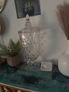 Getränkespender 5L aus Glas mit Deckel - Retro Design mit Zapfhahn Kunden-Foto 1