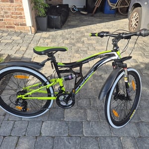 Bergsteiger Schutzblech-Set MUDGUARD, Varianten für alle Größen und Fahrräder, [16 - 20 Zoll], für alle Mountainbike / MTB, Original Bergsteiger Fahrrad-Zubehör Kunden-Foto 2