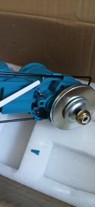 Akku-Rasentrimmer 1000W, bürstenloser Motor, 6-in-1-Rasentrimmer mit Unkrautbürste, mit 2x 4,0 Ah Akku 21V, Freischneider, Gartengeräte, Teleskopstiel Kunden-Foto 1