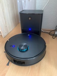 Robot aspirapolvere a secco TU20UL 8000 Pa di potenza di aspirazione, robot aspirapolvere con stazione di aspirazione 4L, 200min, rilevamento laser degli ostacoli supportato da AI Foto del cliente 6