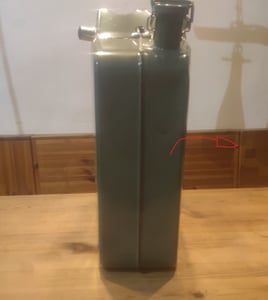 FCH Reservekanister 20L Stahlblech Kraftstoff Kanister, 2 Stück, Metall Benzinkanister Reservekanister Kunden-Foto 1
