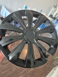 Unitec Radzierblende Delta 35 cm (14 Zoll) schwarz 1 Stück Kunden-Foto 2