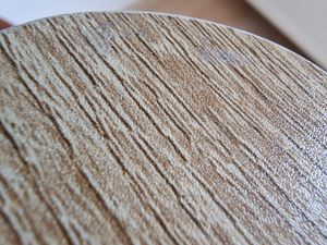 vidaXL Bistrotisch MDF und Stahl Quadratisch 80x80x75 cm Eichenoptik Kunden-Foto 2