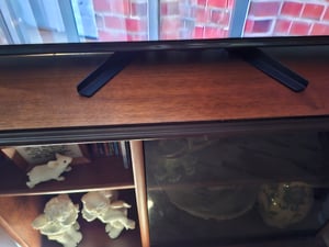 TV Standfuß, TV Ständer, TV Halterungen, Universal 37–75 Zoll Fernseher, Höhenverstellbar, Kompatibel mit VESA 50×50 bis 800×400 mm Kunden-Foto 2