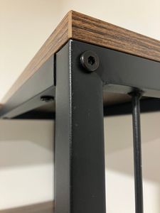 Tribesigns Eck-Bücherregal, industrielles großes Eckregal, bodenstehendes Eckregal, Lagerregal, Aufbewahrungsregal mit Metallrahmen(7 Ablagen) ,Braun Kunden-Foto 16