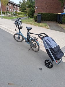 Fahrrad Einkaufstrolley Anhängerkupplung Fahrradzubehör Anhänger Filmer Premium 49640 Kunden-Foto 1