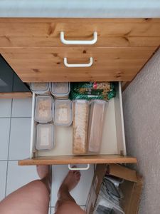 Deuline Vorratsdosen Frischhaltedose 16er-Set mit Deckel Luftdicht BPA frei Aufbewahrungsbox Vorratsbehälter Plastik mit Deckel Vorratsdose Aufbewahrung 2.8L 2.0L 1.4L 0.8L Kunden-Foto 3