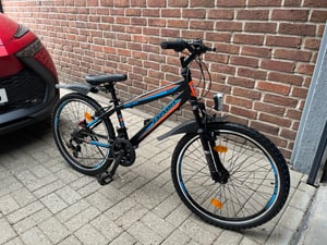 26 Zoll MTB mit Beleuchtung und SHIMANO Fahrrad 21-Gang Gelb Kunden-Foto 2