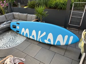 ECD Germany Gonfiabile Stand Up Paddle Board Makani, 320x80x15 cm, verde, PVC, fino a 120 kg, borsa per il trasporto con pompa accessori Foto del cliente 7