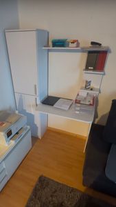 Schreibtisch Vicco Tessa Weiß 122.9 x 52 cm, Model 34423 Kunden-Foto 4