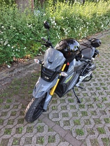 Motorroller Hammer 50ccm 45 km/h Euro 5, blau-schwarz GT Union Kunden-Foto 1