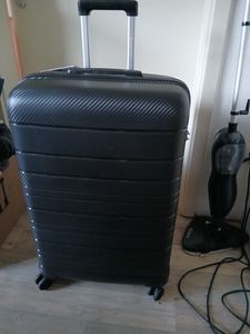 Handgepäck Koffer 54x37x20 cm – Kabinentrolley Hartschale leicht mit 4 Rollen, TSA-Schloss & Teleskopgriff, Bordgepäck für Ryanair, Lufthansa, uvm. Kunden-Foto 1