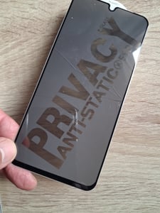 Anti Spy Panzer Folie für Samsung Galaxy S21 FE Privacy Displayschutzfolie Sichtschutz Glasfolie Schutzglas Kunden-Foto 1