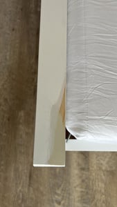 Flieks Massivholzbett Klassisches Bett 90x200cm mit Lattenrost und 2 Schubladen, Jugendbett Einzelbett Gästebett weiß Kunden-Foto 3