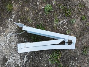 XPOtool 2x Auffahrrampe max. 800 kg 3-fach klappbar 195,5 cm für Motorrad ATV Quad, Stahl Auffahrschiene faltbar, Verladerampe rutschsicher Kunden-Foto 3