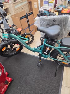 HillMiles E Bike, E-Bike Klapprad mit 36V 13Ah Akku bis zu 80-100km, 20 *3.0 Zoll, 7-Gang SHIMANO, 250W Motor & 25km/h MilePort 1 Kunden-Foto 40