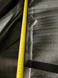 MetaloPro 2x Tischbeine Metall, Schwerlast Stahl Schreibtisch Beine, Tischkufen Schwarz, Tischgestelle Stahl, Langlebig Tischgestell für Moderne Couchtisch, Esstisch, Wohnzimmer - 72 cm Kunden-Foto 1