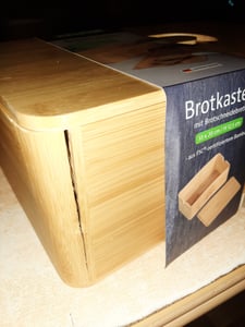 KESPER Brotkasten, Bambus, Brotbox mit Deckel, Brotaufbewahrung, 58583 Kunden-Foto 1