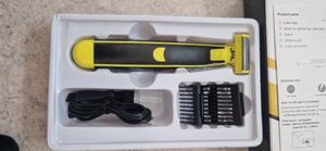 MODFU Haarschneider Haarschneidemaschine Haartrimmer Langhaarschneider Bartschneider Barttrimmer 2500 mAh Schwarz Kunden-Foto 1