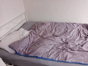 Relaxsan Duo-Matratze 140 x 200 cm, H4-H5, Höhe 18 cm, atmungsaktive 2 Schaummatratze, 4-Griff-Wendematratze mit unterschiedlichem Liegegrad Kunden-Foto 3