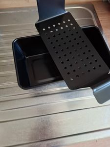 Brotbackform Holzofen Steingutform Toastbrot Kastenform Brot zum Backen 25*14.5*7.5CM Kohlenstoffstahl Mit Gitterabbau Backblech Kastenform Kunden-Foto 2