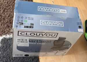 CLOUVOU SmartSeat Bürostuhl Ergonomisch Schreibtischstuhl Höhenverstellbar, 3D Flip-Up Armlehne, 3D Kopfstütze, bis 150kg Belastung [Nr.1 unter 200€] Kunden-Foto 1