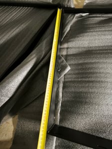 MetaloPro 2x Tischbeine Metall, Schwerlast Stahl Schreibtisch Beine, Tischkufen Schwarz, Tischgestelle Stahl, Langlebig Tischgestell für Moderne Couchtisch, Esstisch, Wohnzimmer - 72 cm Kunden-Foto 2