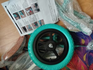 Fix Balance Langlaufrad schwarz und blau Kunden-Foto 3