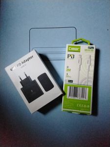 45W USB-C Schnellladegerät mit Kabel – Netzteil, Ladegerät & Ladeadapter für iPhone, Samsung, Xiaomi & Huawei – Weiß / Lightning 1 Meter Kunden-Foto 3