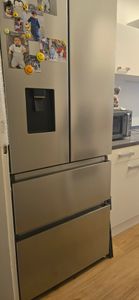 Hisense RQ5P470SAFD, Kühl-/Gefrierkombination, Flügeltüren, 483 Liter, NoFrost Plus, Schwarz Kunden-Foto 1