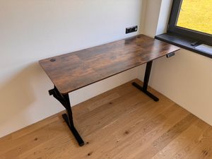 SONGMICS 180 cm, Elektrisch Höhenverstellbarer Schreibtisch, Memory-Funktion für 4 Höhen Kunden-Foto 3