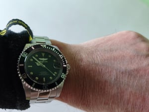 Invicta Pro Diver 26600 Herren uhr - Wasserdicht - Analog - Automatikuhr - Edelstahl mit schwarzen zifferblat - 40mm Kunden-Foto 1