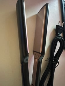 Glätteisen Breit 50mm,Haarglatter Breit,100-230°C, LCD-Display,Keramikbeschichtung Haarglätter,30s Schnellaufheizung für dickes, krauses  langes Haar Kunden-Foto 2