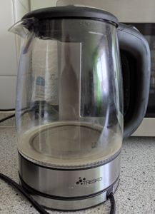 TRESKO czajnik szklany 1,7L LED czajnik do herbaty ze stali nierdzewnej 2200W bez BPA Zdjęcie produktu od klienta nr 1
