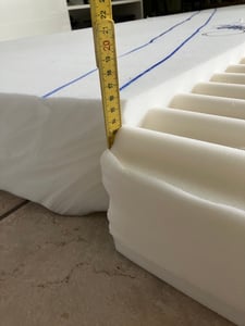 Ergonomische 7-Zonen XXL Wendematratze I 140 x 200 cm I 22 cm I H2 & H3 I Ergo Flex XXL Kunden-Foto 16