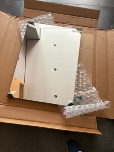 Rechteckiger umkehrbarer Spiegel 50 x 70 cm mit LED Lampe Kunden-Foto 1