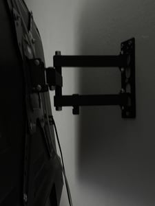 TV-Wandhalterung Wandhalter LCD LED VESA 32 - 55 zoll Fernseher Neigbar Schwenkbar TV Fernsehhalterung bis 400x400 Universal Schwarz Retoo Kunden-Foto 1