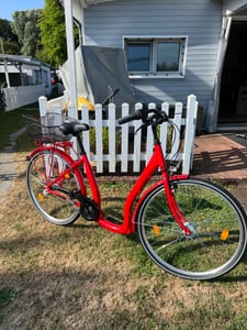 28 Zoll Alu Fahrrad City Bike 3 Gang Naben Schaltung Dynamo Rücktritt Kupfer Kunden-Foto 1