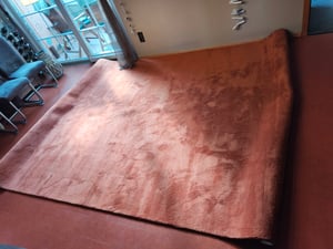Paco Home Waschbarer Teppich Wohnzimmer Kurzflor Einfarbiger Moderner Stil Weich 240x340 cm Kunden-Foto 2