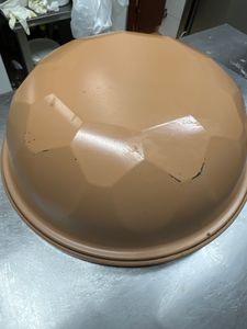 Antihaft Wok 32 cm Tonbeschichtung mit Glasdeckel für Gasherd Kunden-Foto 1