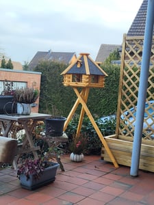 XXL Luxus Vogelhaus, V13b XXL mit Ständer Kunden-Foto 1