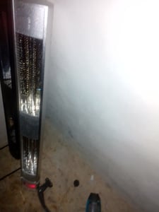 TRESKO riscaldatore radiante a infrarossi 3000W nero con telecomando e copertura | riscaldatore da patio elettrico con 3 impostazioni di calore | riscaldatore da patio per interni e per esterni | riscaldatore radiante a parete riscaldatore a infrarossi riscaldatore al quarzo riscaldatore da tavolo Foto del cliente 2