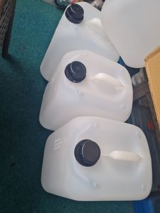 8 x 10 Liter 10 L Trinkwasserkanister Kunststoffkanister Kanister dicht natur DIN45 (8x10knn45) Kunden-Foto 2